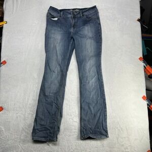 Wrangler Bootcut Jeans Women's 9 Blue Denim Pockets Mid Rise Relaxed - 30X30